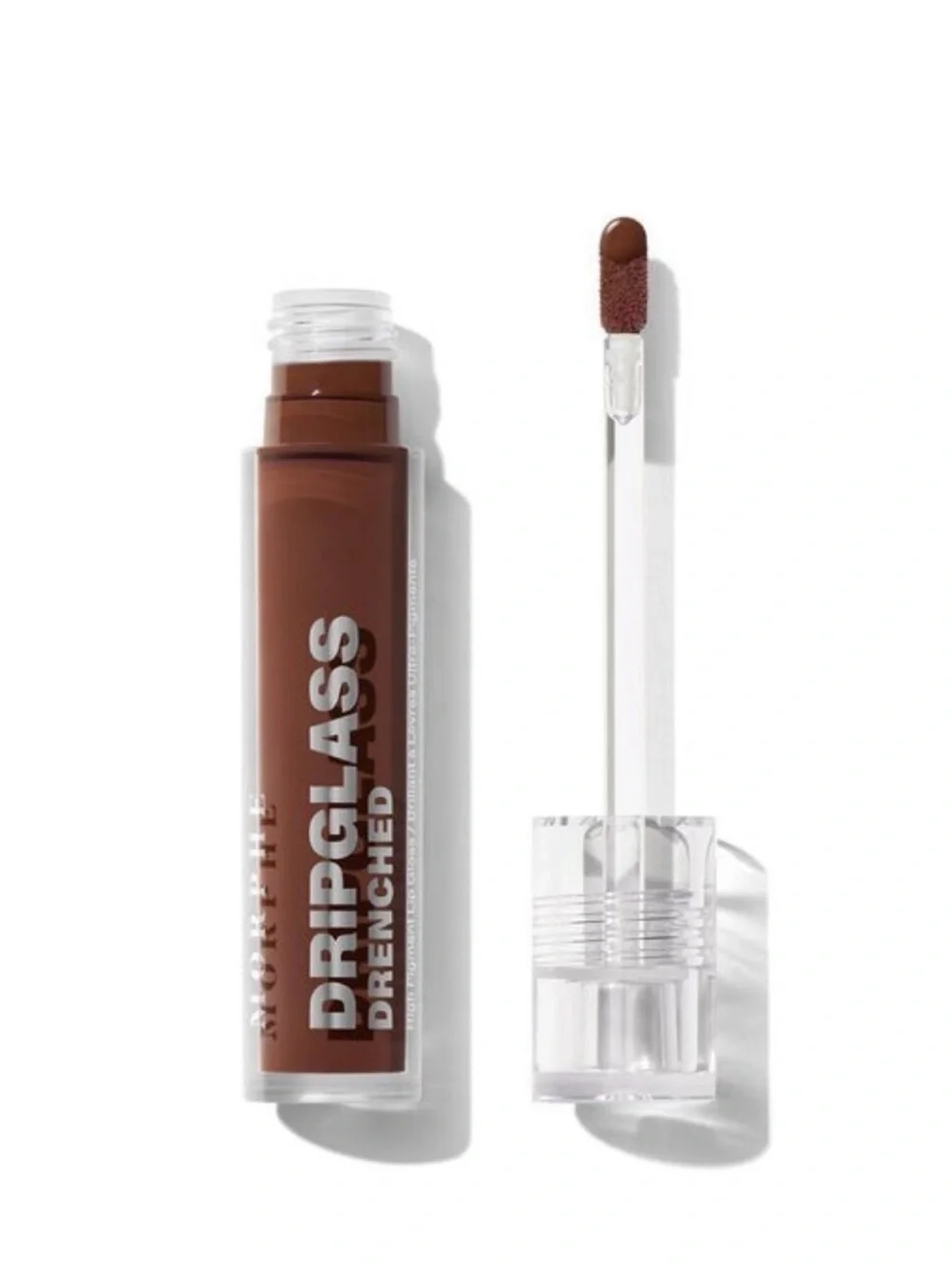 Morphe Dripglass Drenched Lip Gloss — Rich Brown